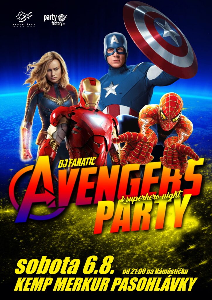 Avengers Superhero Night Party
